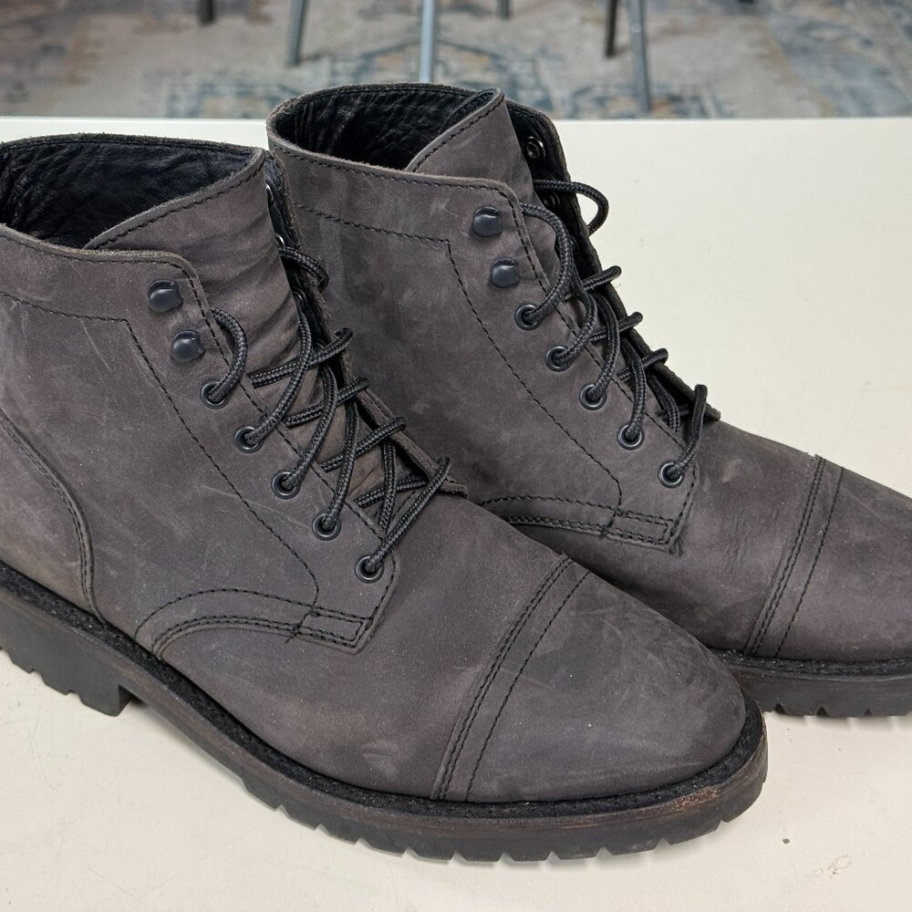 Thursday Boot Company — Captain Lace-Up Boot | Grey Matte | Size 8.5